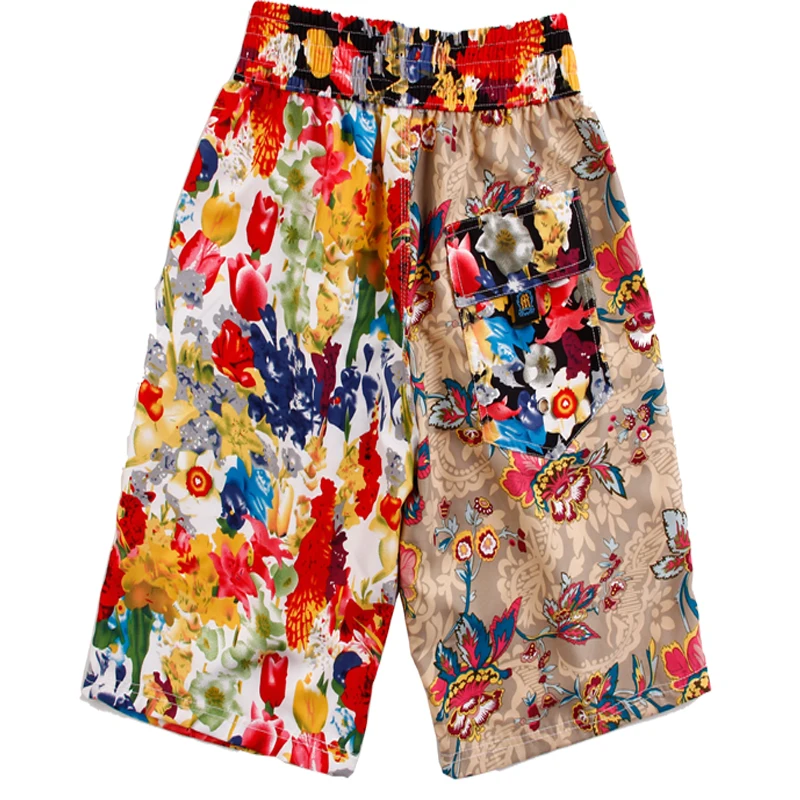 New 2022 Shorts Casual Men\'s Trousers swimsuit Brand Boardshorts summer beach print floral board