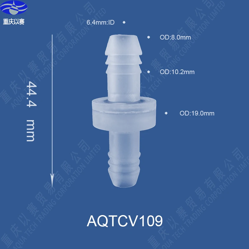 AQTCV109(9mm)viton rubber one-way valve,non-return valve with fluorine rubber seal,  100 pieces per lot