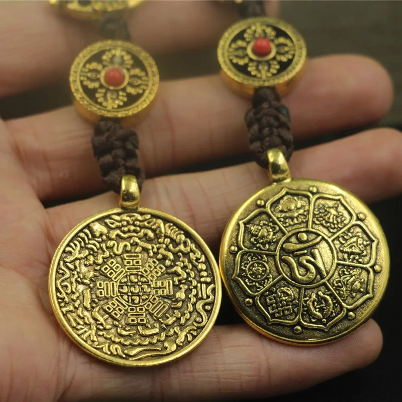 Tibetan characteristics of the Nine Palaces and Eight Diagrams Ornaments Chinese Zodiac Pendant