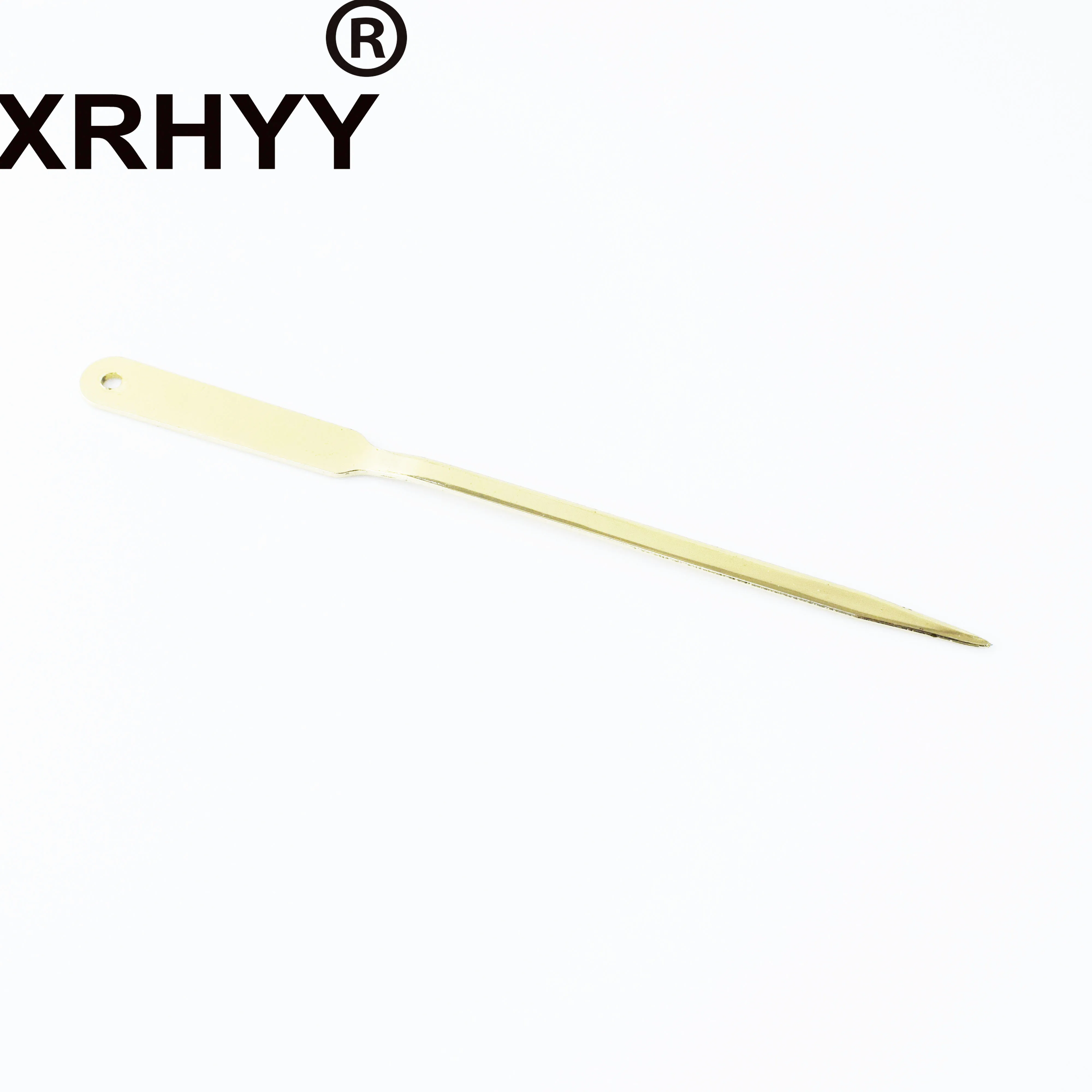 XRHYY 2 Pack Stainless Steel Hand Letter Opener Envelope Opener Knife Metal Letter Opening Knife 9 Inches ( Gold Color )