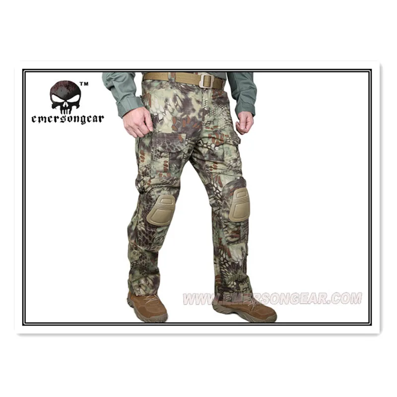 Kryptek Mandrake Emerson G3 Tactical bdu G3 Combat Pants Emerson Pants with Knee pad EM7046