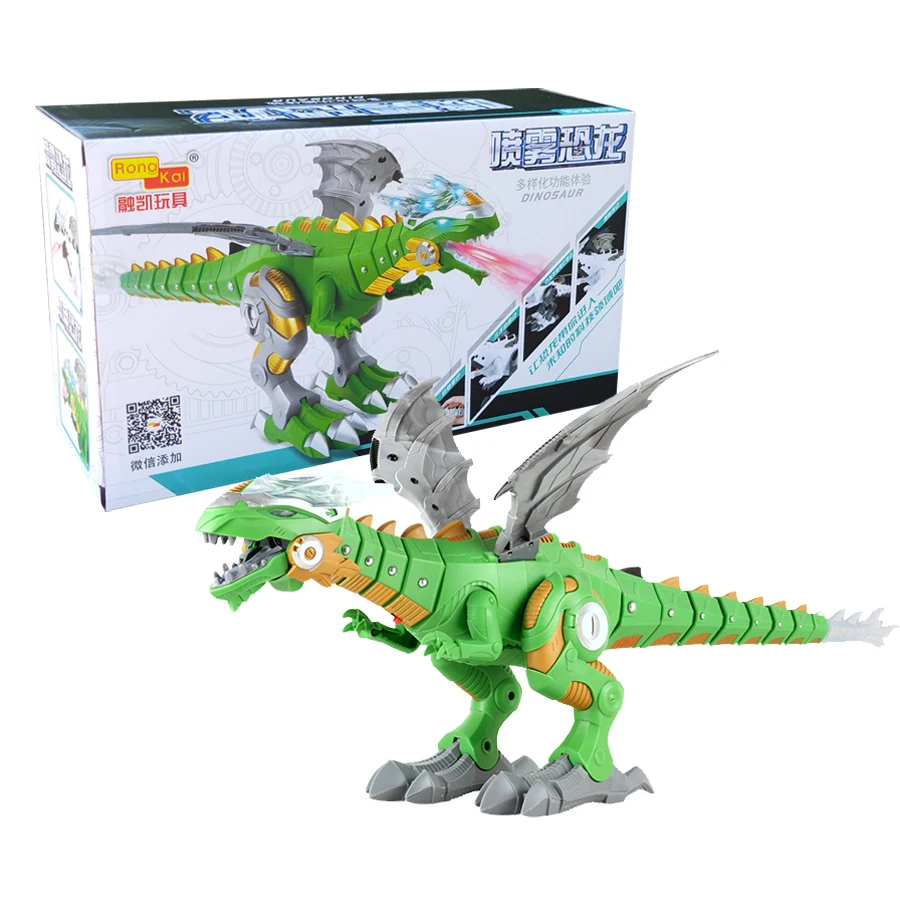 Dinosaur Toys For Kids Toys Spray Electric Dinosaur with Light Sound Mechanical Pterosaurs Dinosaurs Model Toys for Children