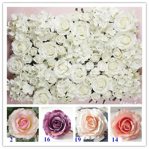 

100PCS Vintage Rose flower Head Artificial Flower Wall Accessories Simulation Wedding Supplies Home Accessories YXF17