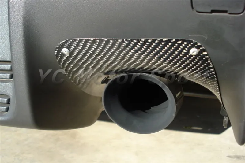 

Car Accessories Carbon Fiber VS Style Rear Bumper Exhaust Heatshield 2Pcs Fit For 2008-2012 EVO 10 X Exhuast Heat Shield