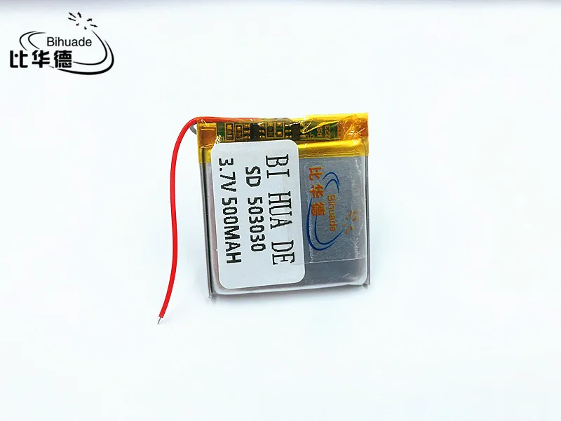 Li-Po Polymer lithium ion battery 3.7 V,500mah 503030 053030 MP3 MP4 MP5 small toys rechargeable battery