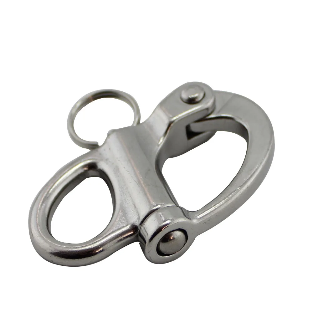 

50pcs Fixed Eye Snap Shackle SS316 Stainless Steel