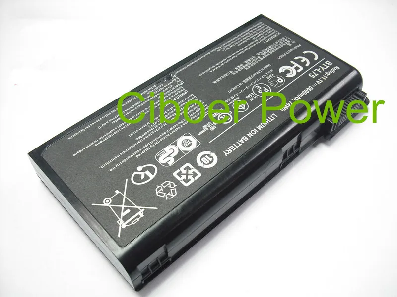 Original 11.1V 5200mah Laptop Battery BTY-L74 For CR610 CR620 CR630 CR600 CR700 CX700 A5000 A6000 A6005 A6203 A6205 BTY-L75