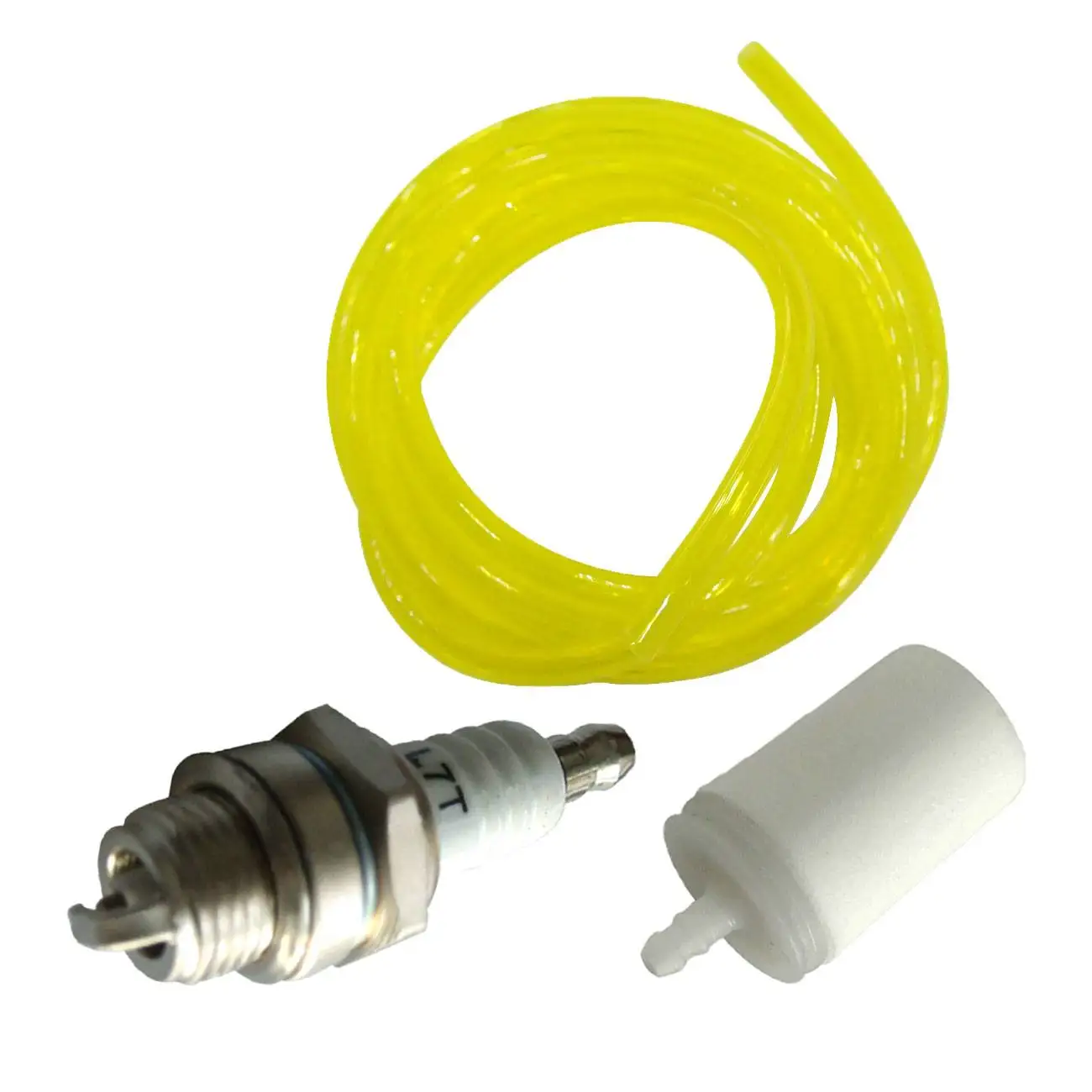 Filtro de combustible, bujía de línea de combustible, compatible con motosierra HUSQVARNA 50, 51, 55, 61, 268, 272 XP, 345
