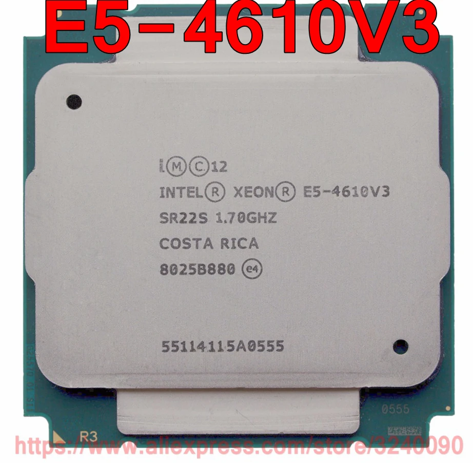 

Intel Xeon CPU E5-4610V3 SR22S 1.70GHz 10-Cores 25M LGA2011-3 E5-4610 V3 processor E5 4610V3 free shipping E5 4610 V3