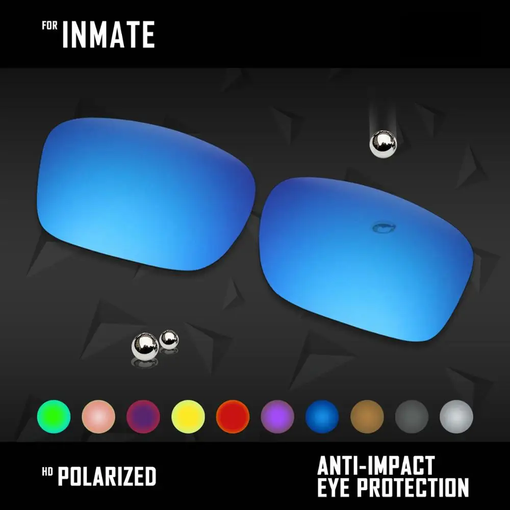 

OOWLIT Lenses Replacements For Oakley Inmate Sunglasses Polarized - Multi Colors