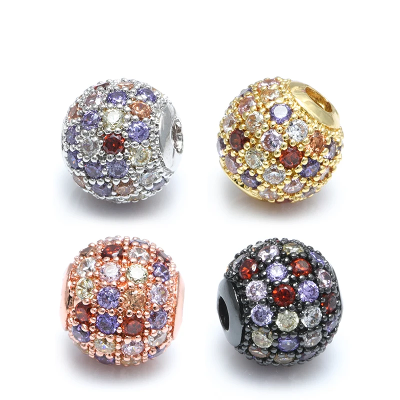 1pcs 8mm 10mm 9 Styles  Beads Jewelry Findings for Woman Man Bracelet Jewelry Making Ball Beads DIY Handmade Natural Stone Beads