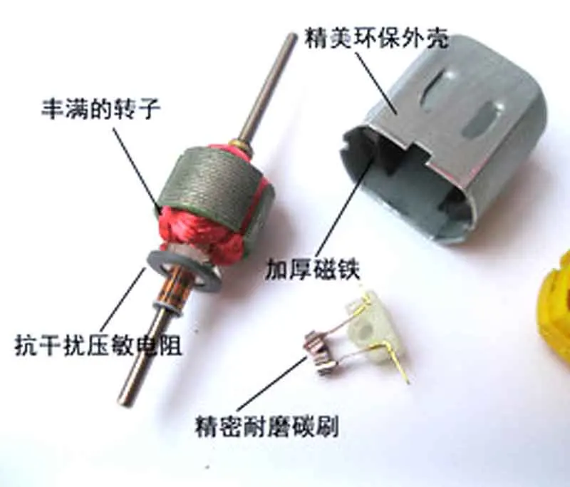 1pc J001b Double Shaft 130 Micro DC Motor for Science and Technology Making Free Shipping Russia Australia