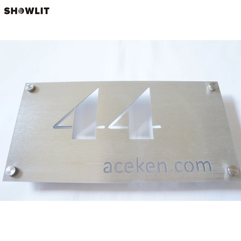 Custom House Address Letters and Numbers Outdoor House Number Sign