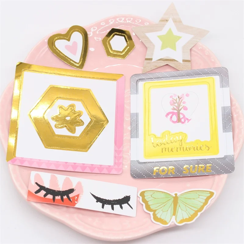 KSCRAFT Cute Photo Frame Paper Stickers for Scrapbooking Happy Planner/ DIY Crafts/ Card Making Decoration