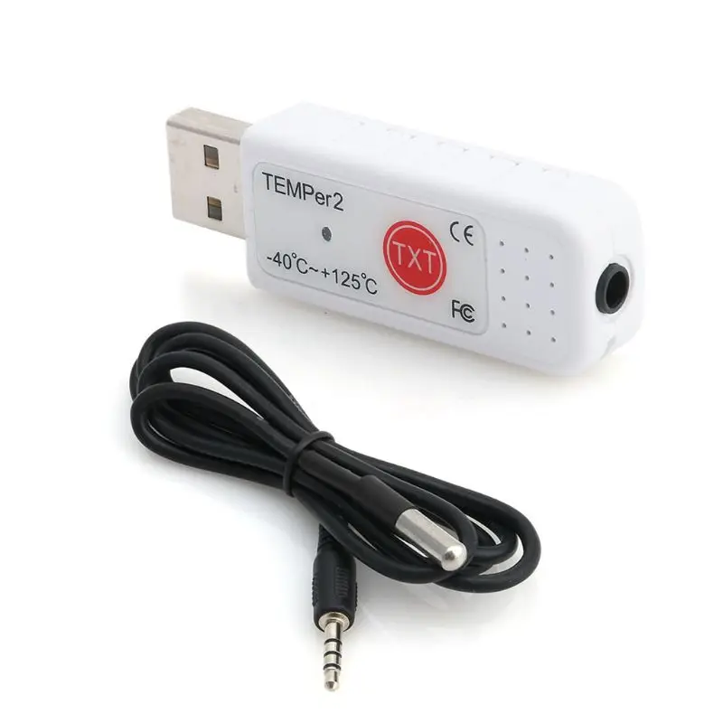 

High quality PC TEMPER2 Sensor USB Thermometer Hygrometer Temperature Data Logger Recorder