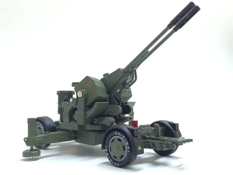 High quality Military model, 1: 35 scale Alloy anti-aircraft guns,Traction cannon,Boxed gifts,free shipping