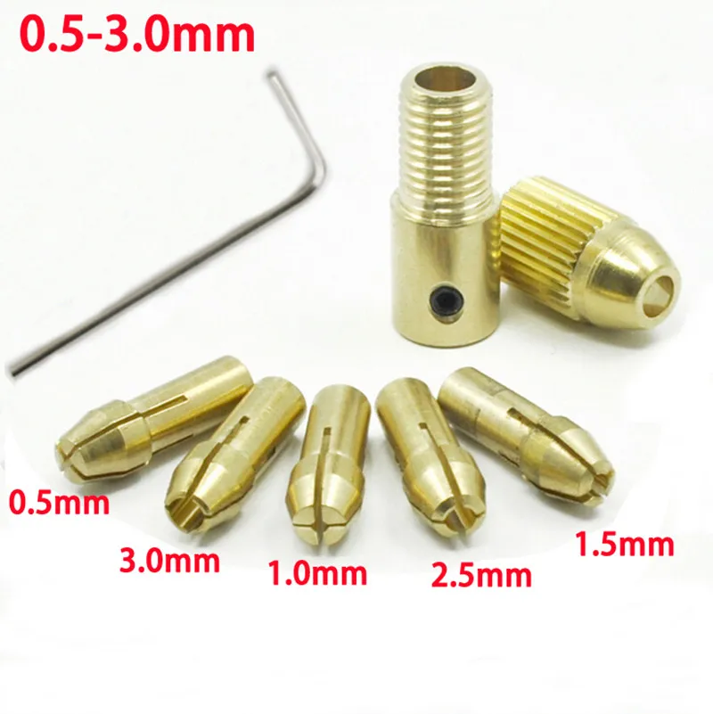 Twist Motor Drill Chuck Set DC 12V 500mA 0.5-3mm Drill Collet Fit Drill Bit Dia