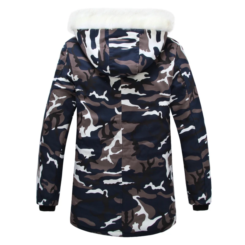 2024 Nieuwe Merk Winter Heren Dikke Camouflage Jas Heren Parka Jas Mannen Capuchon Parka \'S Jas Heren Militair Overjas