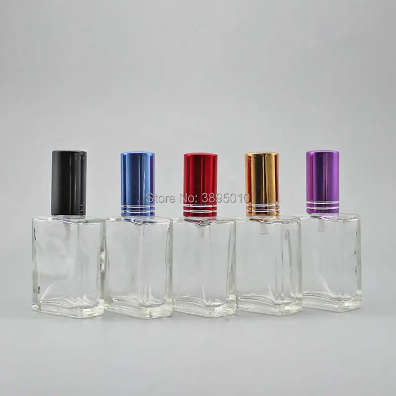 Glass Perfume Spray Bottle 15ml Empty Perfume Bottles Refillable Glass Sprayer Bottle Atomizer Glass Vials F351