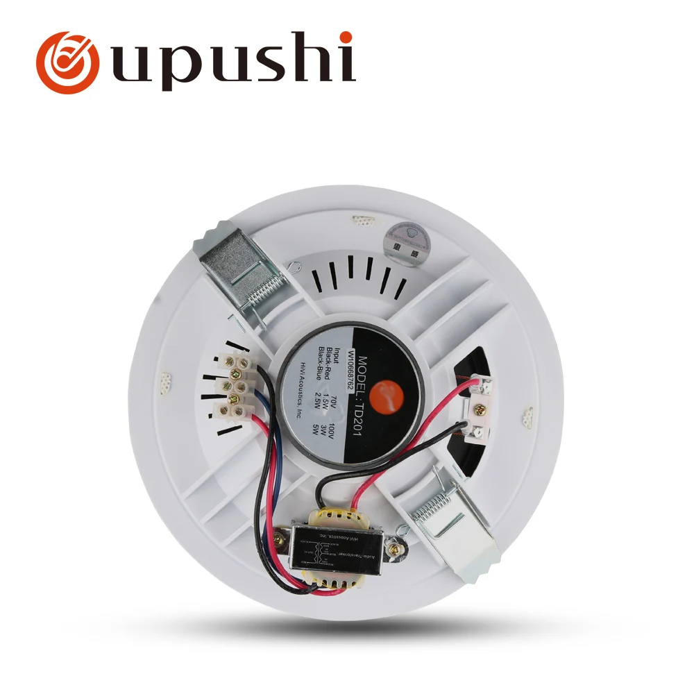 Система объемного звучания Oupushi, потолочные колонки 6,5 дюйма, 100 в, динамики на крышу для домашней фоновой музыкальной системы