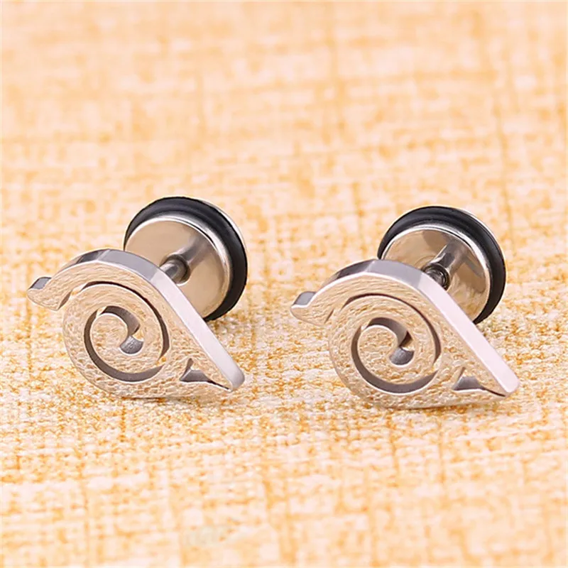 New Arrival Anime Stainless Steel Stud Earring For Women Men Fashion Classic Design Ear Jewelry Party Gifts