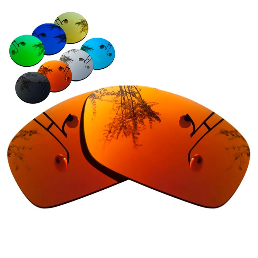 100% Precisely Cut Polarized Replacement Lenses for Taper Sunglasses Red Mirrored Coating Color- Choices