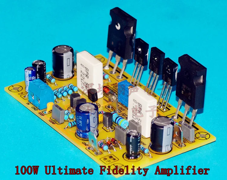 100W diy audio Ultimate Fidelity Amplifier board MOS tube IRFP240 IRFP9240 class AB FET amplifier board finished board 1pcs