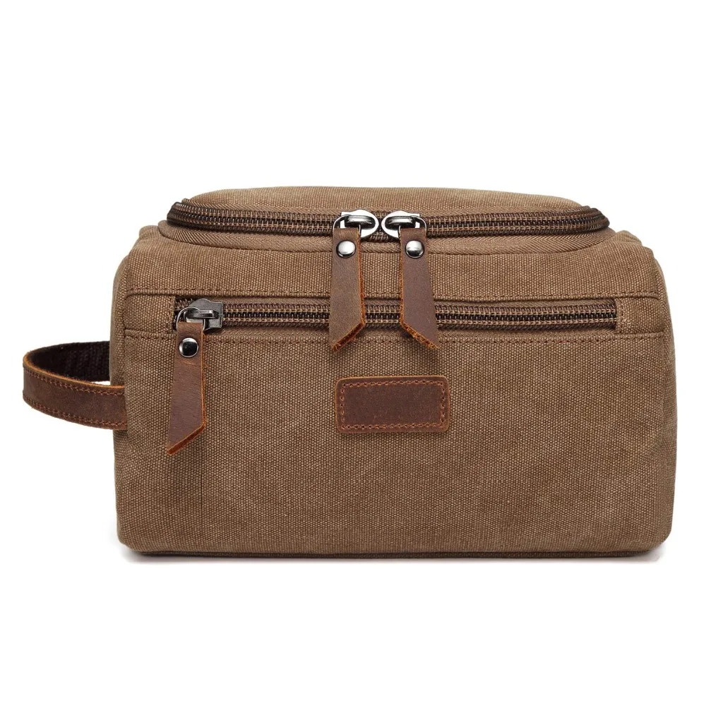 Wasserdicht Tragen Männer Kosmetik Make-Up Box Tasche Reise Veranstalter Leinwand Große Notwendigkeiten Männlichen Eitelkeit Fall Waschen Kulturbeutel – Detail 7
