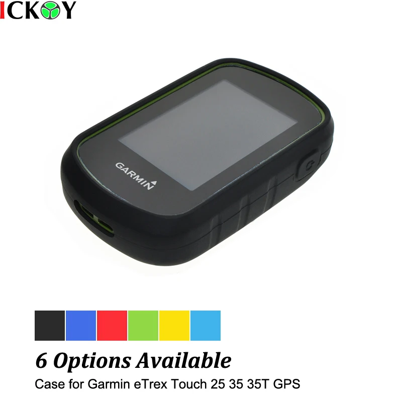 

Outdoor Hiking Handheld GPS Protect Silicon Rubber Case Skin for Garmin eTrex Touch 25 35 35T Accessories (6 Colors)