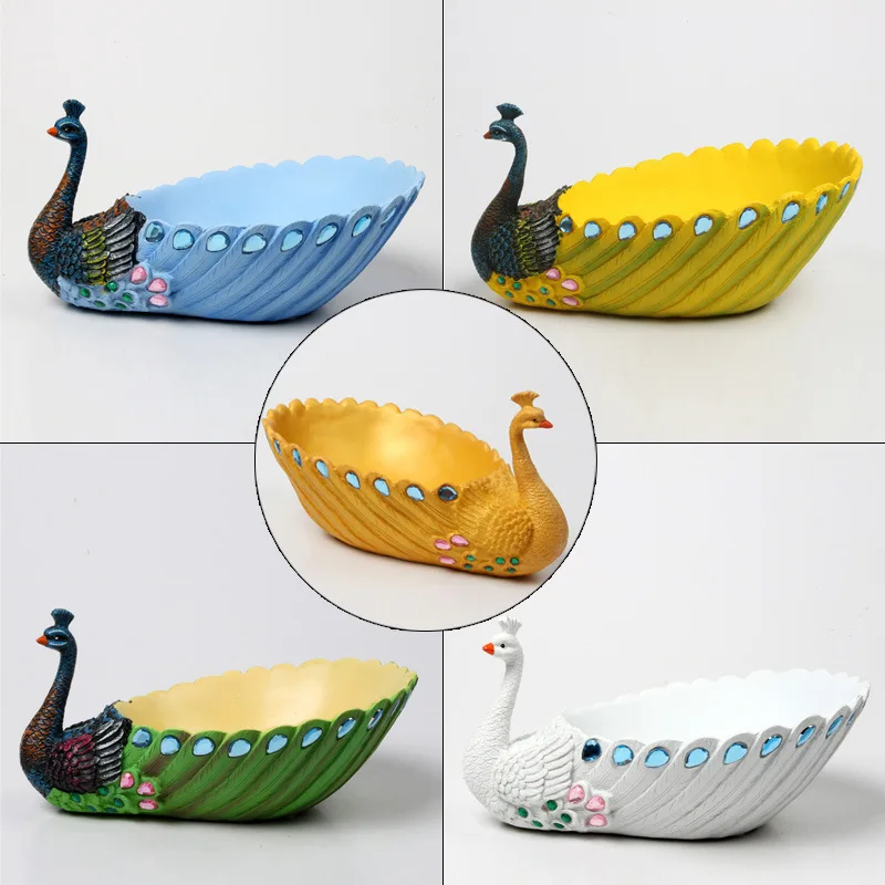 

Pretty Peacock Phoenix Flower Tub Large Peafowl Vasos Para Jardim Succulent Plant Bonsai Pot Flowerpot Planter Garden Decorative