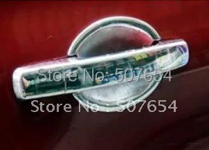 Higher star ABS chrome 8pcs car Door handle decorative protective cover+4pcs Door Handle Bowl for NISSIAN QASHQAI 2008-2012