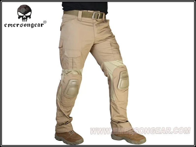 emersongear-Gen2 Combat Pants for Airsoft , Tactical Bdu Trousers with Knee Pad, EM7038