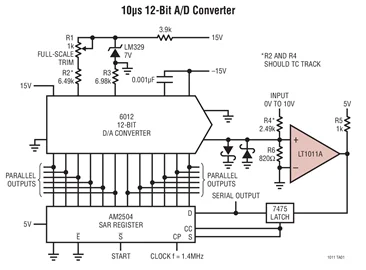 LT1011CS8 LT1011AIS8 LT1011IS8 LT1011ACN8 LT1011CN8 LT1011 – Spannungskomparator