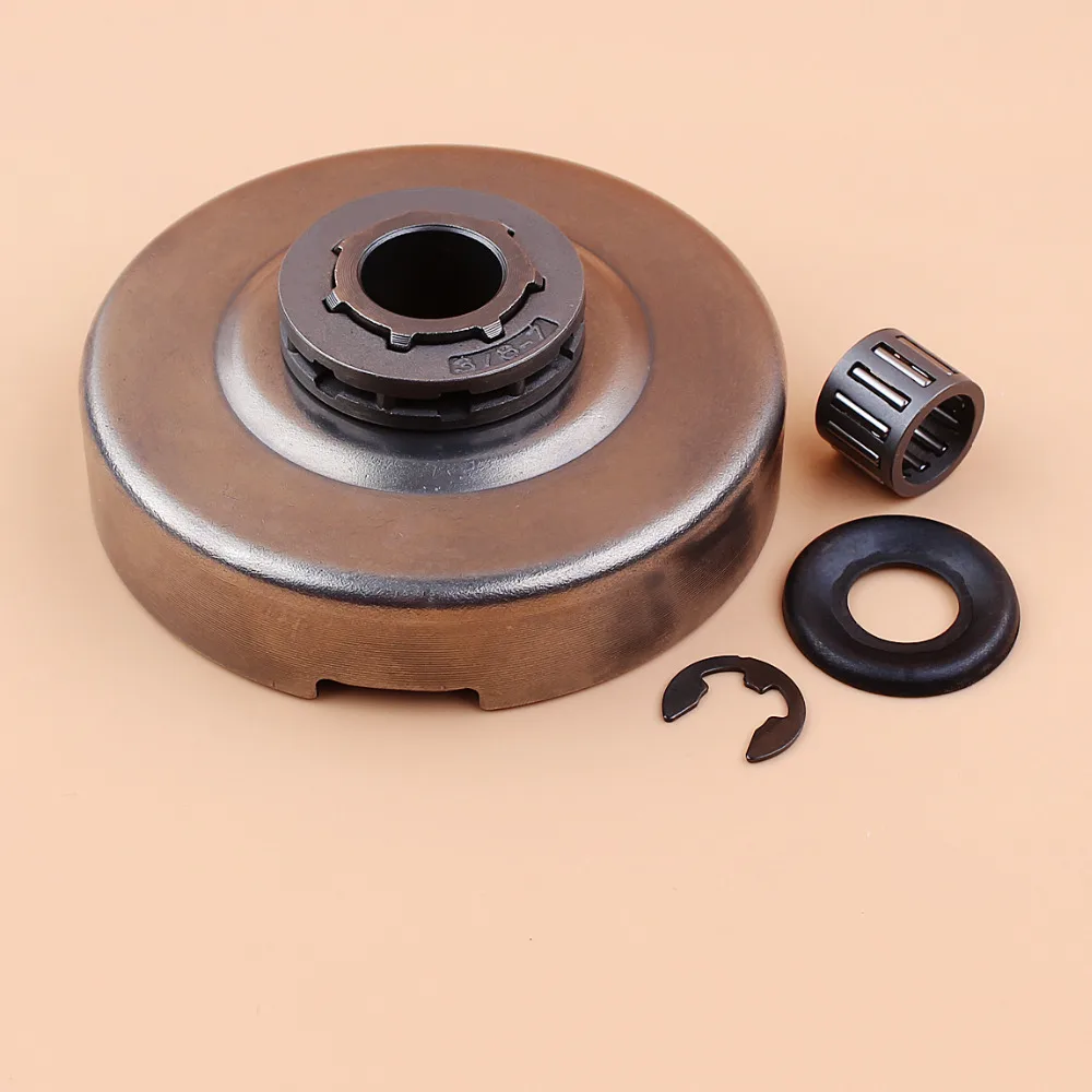 3/8 "7 T กลองกลองแบริ่งเฟืองเครื่องซักผ้าชุดคลิปสำหรับ HUSQVARNA 365 362 371 372 XP 372XP Chainsaw