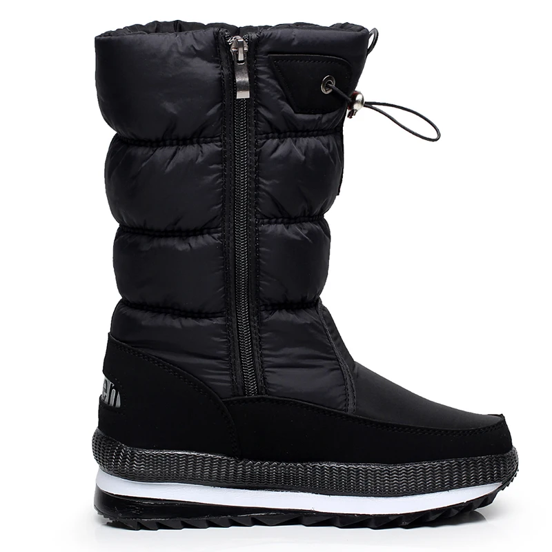 Women snow boots platform winter boots thick plush waterproof non-slip boots fashion women winter shoes warm fur botas mujer