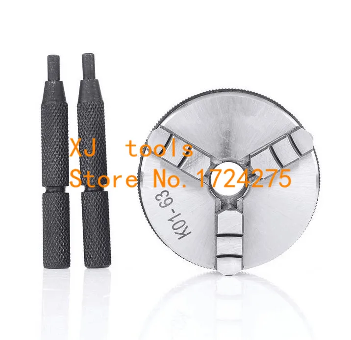 Free shipping K01-65mm 3 jaw chuck lathe  chuck mini lathe chuck collet  Internal thread M14X1