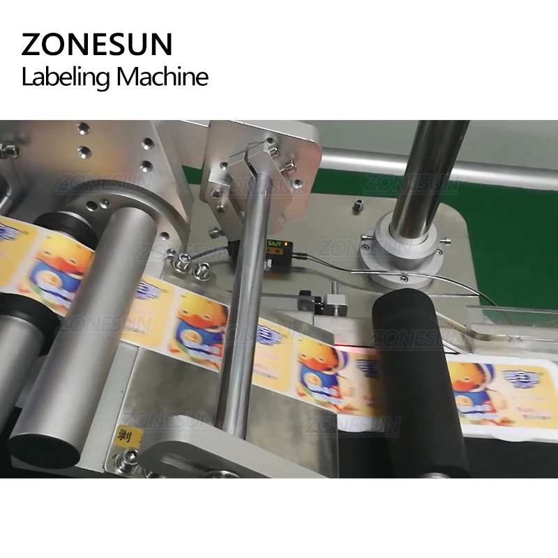 ZONESUN XL-T832 Automatic Sticker Adhesive Plane B Tag Food Paper Book Large Plastic Film Flat Packing Labeling Machine