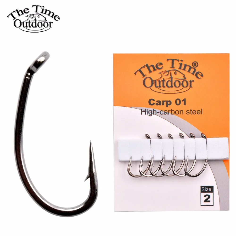 High Quality Carbon Steel Carp Fishing Hooks Barbed Hook Fishing Tackle Carp Fishing pesca Single Hook