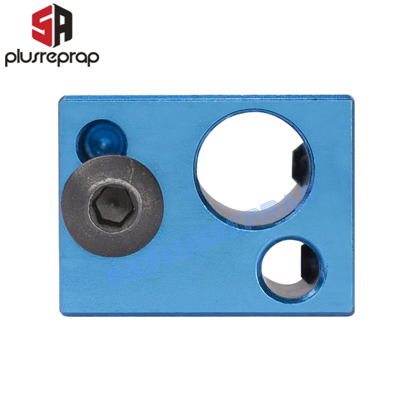 3D Printer Aluminum Block 16*16*12mm for Thermistor HT-NTC100K Thermocouple V5 V6 J-head Hotend Extruder