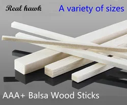 500mm lange 2x2/3x3/4x4/5x5/6x 6/8x8mm Platz lange holz bar AAA + Balsa Holz Sticks Streifen für flugzeug/ boot DIY modell