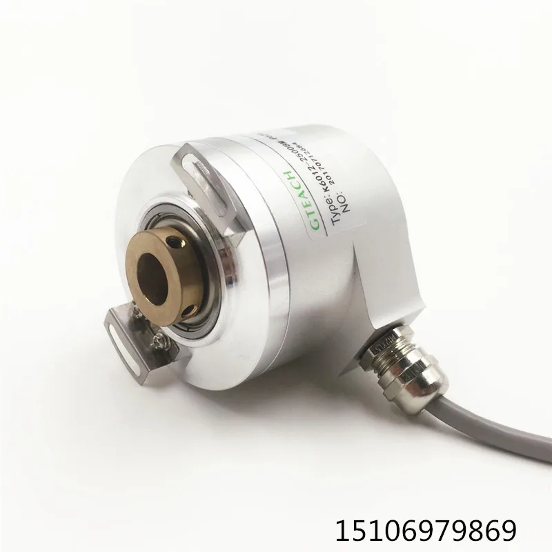 

Photoelectric Incremental Encoder K6012 K5810 Hollow Shaft Inner Hole 12mm 1000 Pulse Line