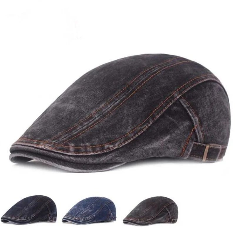 XEONGKVI Wash Denim Make Old Visors Caps Spring Autumn Brand Snapback Literary Youth Cotton Advance Hats For Men Casquette