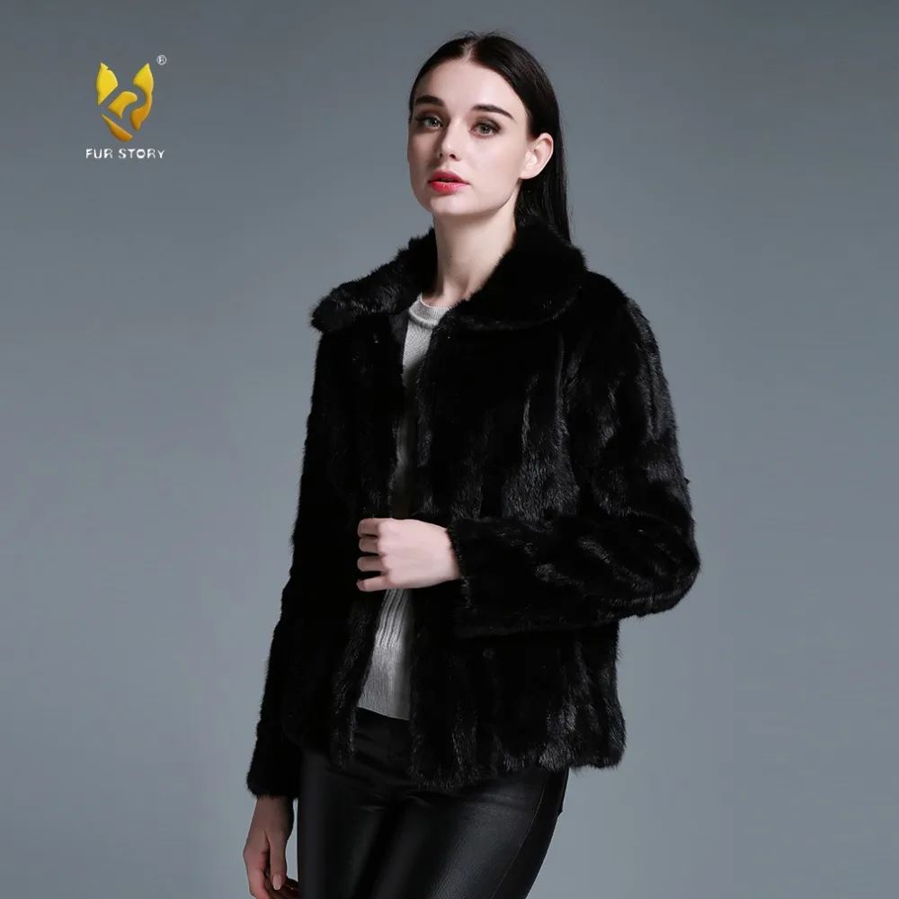 Women's Coats Genuine Mink Fur Coat Women Jacket Female Winter jacket Womens Spring Jackets Fur Story FS15136