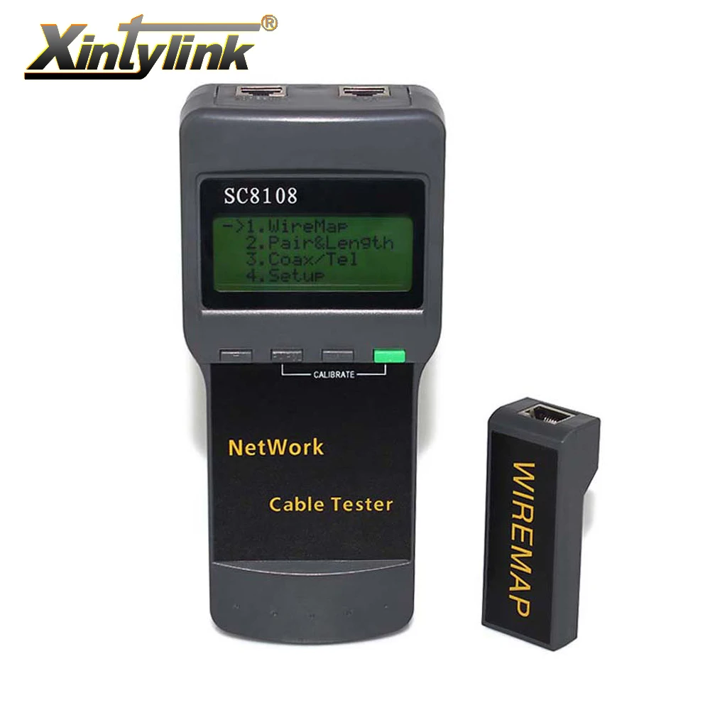 xintylink network cable tester ethernet wiremap rj45 cat5 cat5e cat6 cat7 wire breakpoint length range finder find line