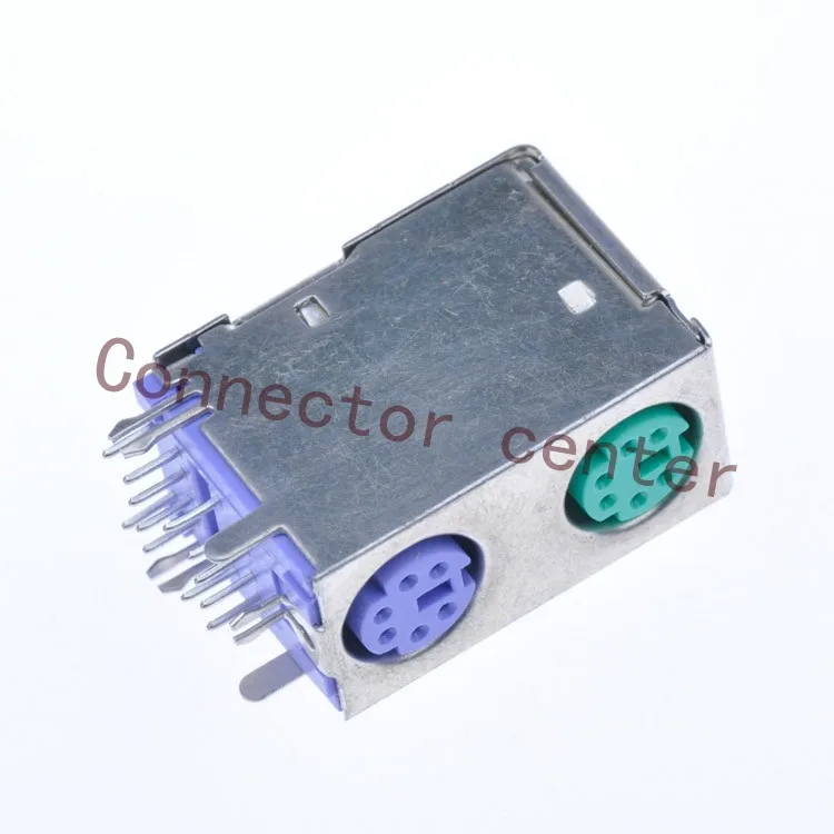 Conector ps2 para foxconn mouse e teclado conector ângulo direito original MH11061-P34-4F