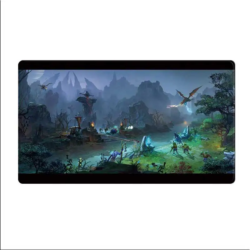 PC Computer Game Mouse Pad Large Size Rubber Non-slip Print Digital Keyboard Mouse Speed Version Laptop Mousepad Mat Gift