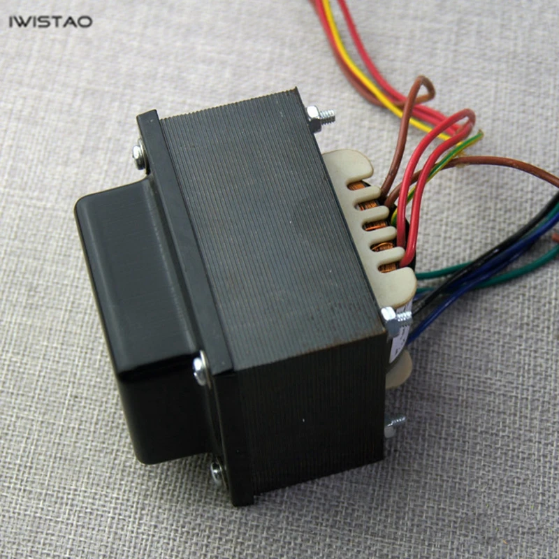 IWISTAO 70W Tube Amplifier Power Transformer Z11 Annealed Silicon Steel 250V-0-250V/100MA 6.3V/ 2A EI Transformers Audio HIFI