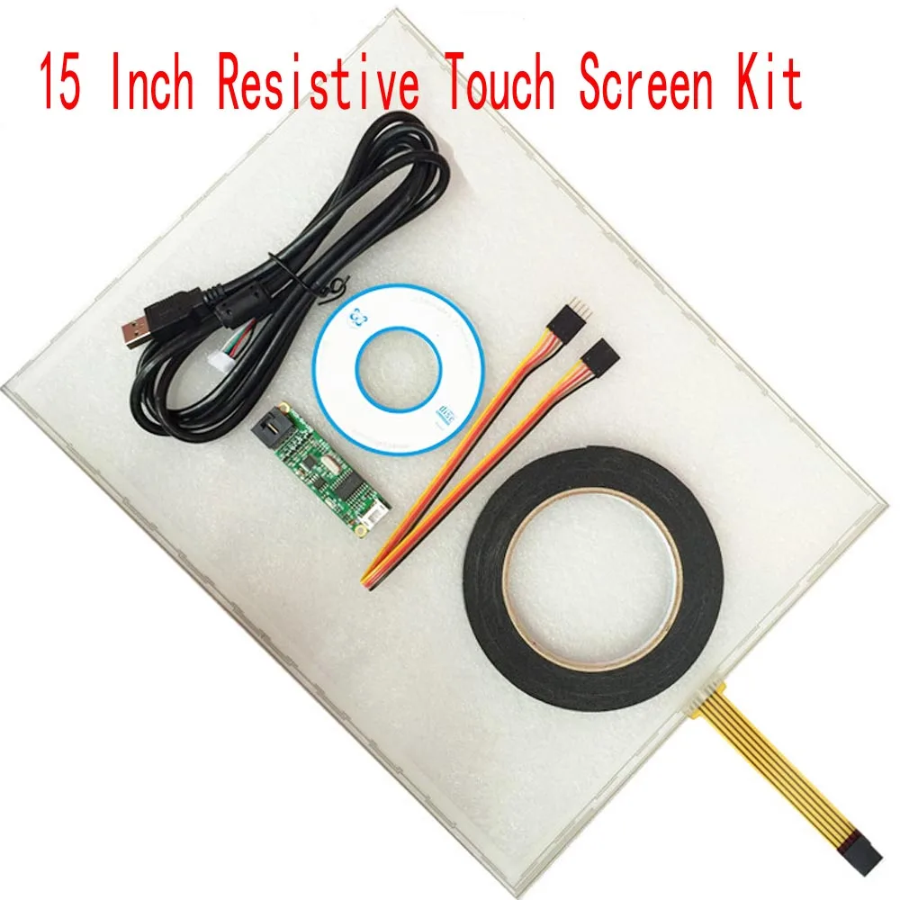 15-inch touch screen Resistive touch Panel Kit Ordering Machine, Industrial Computer, Carputer carpc