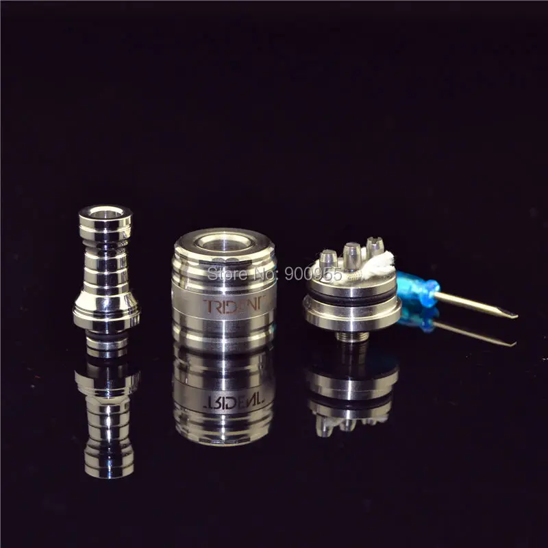 Атомайзер Trident V2 RDA, испаритель из нержавеющей стали для механического мода, резьба 510