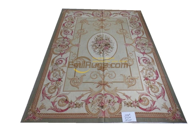 18th Century Aubusson Carpet Handwoven Wool Carpets Sofa Floor Use Rectangle Carpet Runner Rug